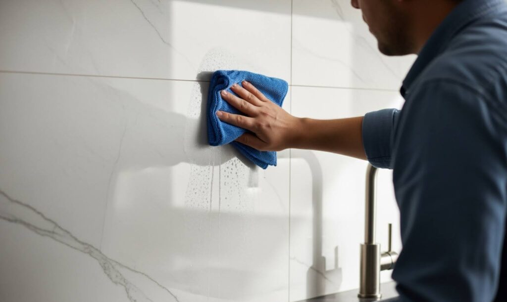 how to clean white stone backsplash tile in kitchen - how to clean white stone backsplash tile in kitchen